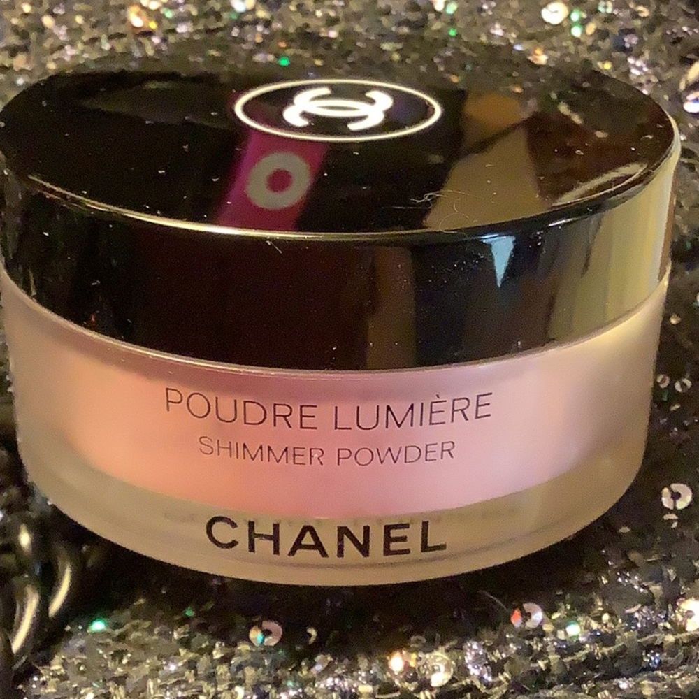 Chanel pink sparkle shimmer powder